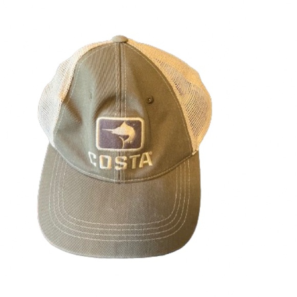 Costa Marlin Embroidered Adjustable Mesh Snap Back Trucker Fishing Hat One Size‎
